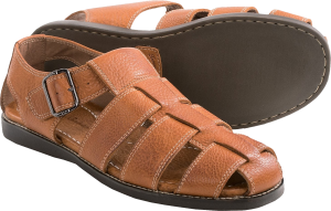 Leather sandals PNG image-9699